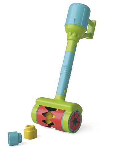 Clementoni Soft Clemmy - Touch & Play Sensory Vacuum, Aspirapolvere Bambini 12+ Mesi, 6 Mattoncini per Costruzioni, Gioco Prima Infanzia Made in Italy per Stimolare i Sensi dei più Piccoli, 17975