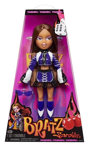 Bratz Scorchin' Yasmin - Include 1 Bambola Fashion con Abiti e Accessori, Bambole ispirate alle Moto, Bei Giocattoli per Bambine