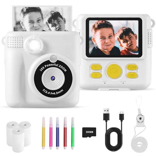 Fotocamera Istantanea per Bambini, Schermo da 2,4