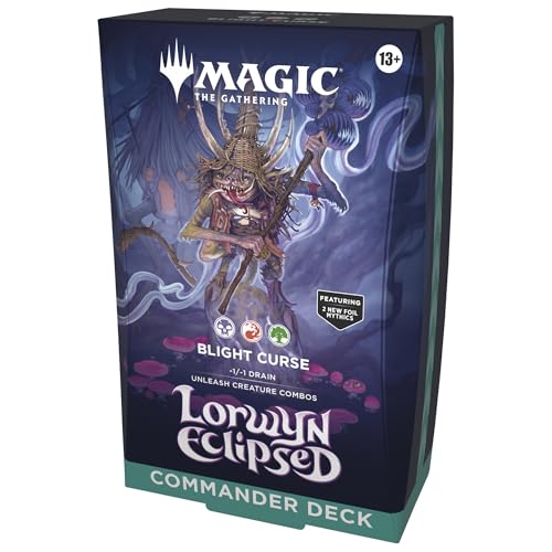 Magic: The Gathering L’eclissi di Lorwyn - Mazzo Commander | Maledizione Della Piaga (Versione Inglese)