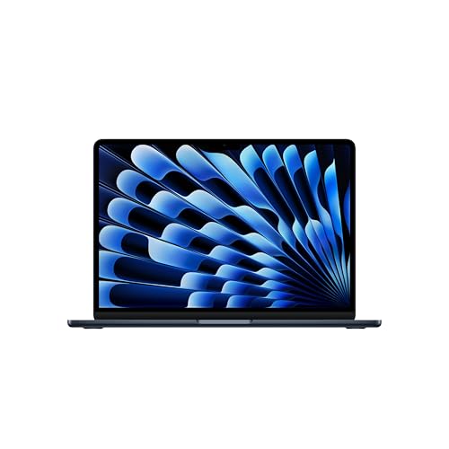 Apple Portatile MacBook Air 13'' con chip M4 (2025): progettato per Apple Intelligence, display Liquid Retina da 13,6'', 16GB di memoria unificata, 512GB di archiviazione SSD, Touch ID; Mezzanotte