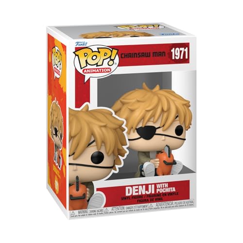 Funko POP! Animation: Chainsaw Man - Denji & Pochita - Figura in vinile da collezione - Idea regalo - Prodotto ufficiale - Giocattoli per bambini e adulti - Modello di figura per collezionisti