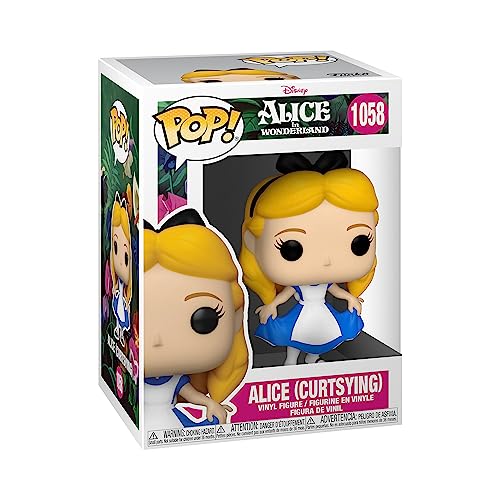 Funko Pop! Disney: Alice 70th– Alice Curtsying - Alice in Wonderland - Figura in Vinile da Collezione - Idea Regalo - Merchandising Ufficiale - Giocattoli per Bambini e Adulti - Movies Fans