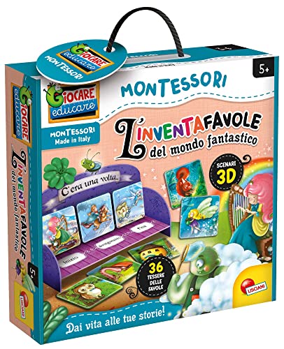 Liscianigiochi- Montessori l'Inventafavole del Mondo Fantastico, 95216