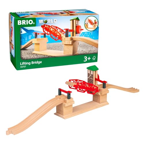 BRIO World – Ponte Levatoio | Pista In Legno Per Bambini | Treno Brio Bambini 3 Anni O Più | Idee Regalo | Regalo 3 Anni