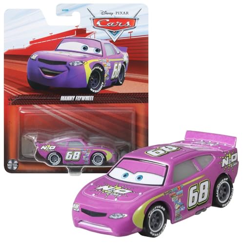 Manny Flywheel | GRR54 | Disney Cars | Die-Cast 1:55 Auto | Veicoli Mattel