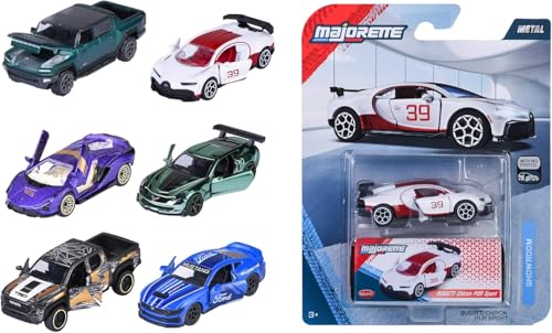 Majorette – Showroom Deluxe Cars 6 Assortiti – Modellini Auto Premium in Metallo Die-Cast, Collezione con Parti Apribili e Dettagli Realistici, 8502001000, dai 3 Anni in su