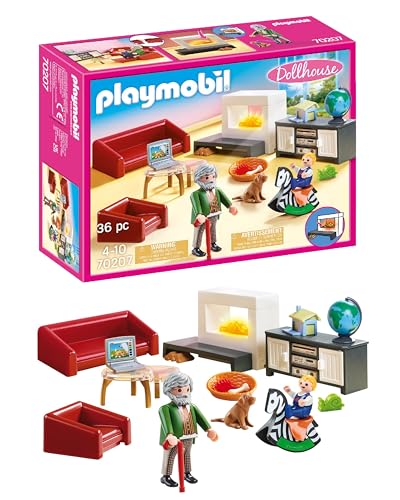 PLAYMOBIL 70207 - Salon avec cheminee