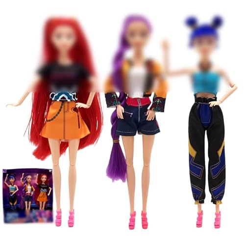 POP lina Figura Demons Bamboles, 29cm Animes Figure di Rumi-Mira-Zoey per Bambini e Adulti, Set di Bamboles Demone di giocattoli da collezione Animes e Regalos per Fan