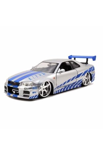 Jada Toys, Inc. 253203044 Fast e Furious 2002 - Accessori Nissan Skyl, colore: Blu