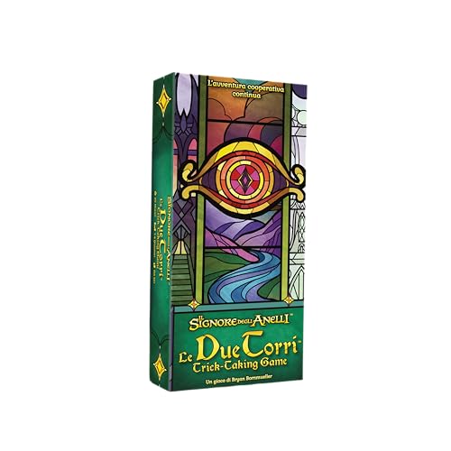Asmodee - Il Signore degli Anelli: Le Due Torri - Trick Taking Game, Gioco da Tavolo Cooperativo, Carte da Gioco con Esperienza Narrativa, 10+ anni, 1-4 giocatori, 20 min, Edizione Italiana