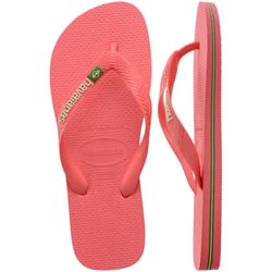 Havaianas HAV.Brasil - Sandali unisex con logo, Corallo tropicale, 29/30 EU