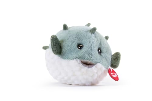 Trudi Pesce palla Peluche mare da regalo, animali sottomarini e spiaggia. Pesce palla | 20x14x17cm taglia S | Sealife Depth | modello 26571