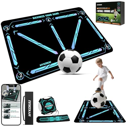 Allenamento Calcio Tappetino Con Video di Allenamento Inclusi Tappetino Per Agilità Accessorio Per L'Allenamento Del Calcio Tappeto Da Allenamento Per Il Calcio Regalo Per