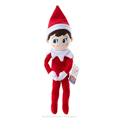 The Elf on the Shelf® Plushee Pals® Snuggler | Ragazzo con occhi azzurri | 34 cm Scout Elf | Morbido peluche per bambini e adulti