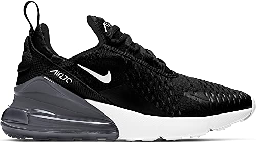 Nike Air Max 270 (GS), Scarpe da Ginnastica Basse Unisex-Bambini e Ragazzi, Nero (Black/White/Anthracite 001), 39 EU