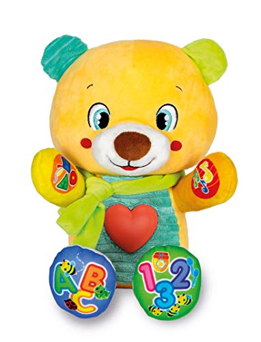 Clementoni Lele Coccole E Parole Orsetto Peluche Parlante Interattivo Gioco Educativo Prima Infanzia, 6 Mesi, 17398, Multicolore