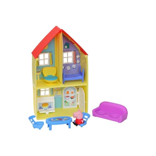Peppa Pig Peppa’s Adventures Peppa’s Family House Playset Preschool Toy, includes Figure and 6 Accessories