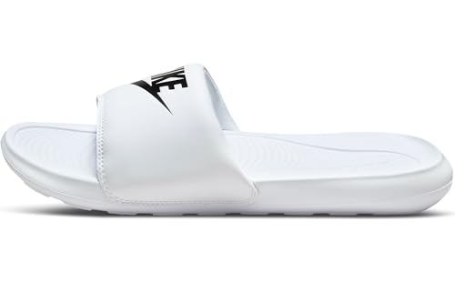 Nike Victori One, Scarpe da spiaggia e piscina Uomo, Bianco Black White, 44 EU