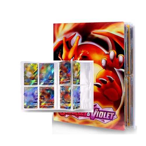 Raccoglitore carte, Album di carte 4 tasche, Porta carte, Album per giochi di carte collezionabili Capacità 240 carte (FF2)