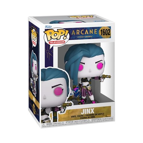 Funko Pop! TV: Arcane LoL - Jinx - Arcane: League Of Legends - Figura in Vinile da Collezione - Idea Regalo - Merchandising Ufficiale - Giocattoli per Bambini e Adulti - TV Fans