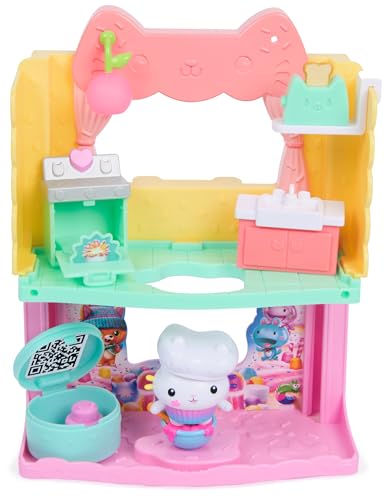 Gabby’s Dollhouse: The Movie – La stanza Cucina Cake-tastica| Playset da 10 Pezzi con Personaggio, Accessori e Sorpresa | Giocattolo per Bambine e Bambini dai 3 anni in su