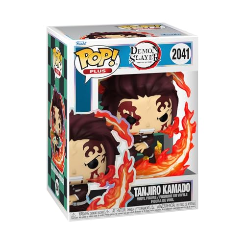 Funko Pop! Plus: Demon Slayer - Tanjiro Kamado - (Dancing Flash)- Figura in Vinile da Collezione - Idea Regalo - Merchandising Ufficiale - Giocattoli per Bambini e Adulti - Anime Fans