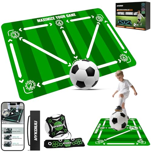 Allenamento Calcio Tappetino Con Soccer Bungee Trainer Tappetino Per Agilità Accessorio Per L'Allenamento Del Calcio Tappeto Da Allenamento Per Il Calcio 60 X 90 Cm Regalo Per Il Calcio Per Bambini