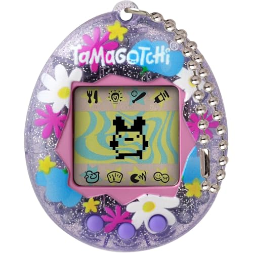 BANDAI - Tamagotchi - Tamagotchi originale - Flower Perfume - animale elettronico virtuale con schermo a colori, 3 pulsanti e giochi - Animale interattivo - Giocattolo per bambini 8 anni e + - 42983