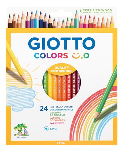 GIOTTO Pastelli colorati Colors Smile - 24 pezzi