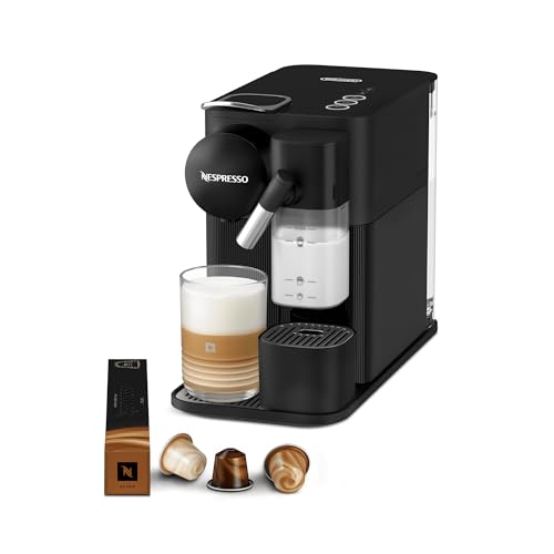 Nespresso Lattissima One EN510.B, Macchina da caffè di De'Longhi, Sistema Capsule Nespresso, Serbatoio acqua 1L, Nero