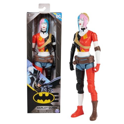 DC Comics, action figure di Harley Quinn, giocattoli da collezione dei supereroi da 30 cm per bambini e bambine dai 3 anni in su