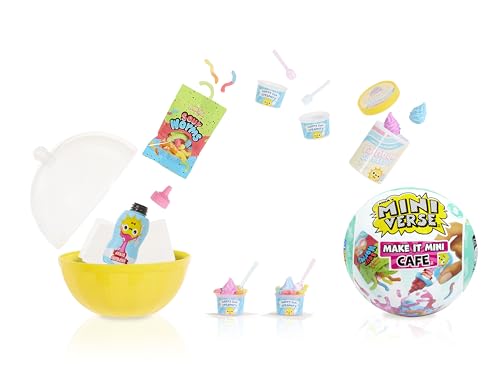 MGA’s Miniverse Make It Mini Cafe Serie 5 di MGA - Include 1 Pallina, Collezionale Tutte e 8. Mini Oggetti da Collezione, Confezione Cieca. Gioco in Resina. Replica Cibo. Età 8+. NON COMMESTIBILE