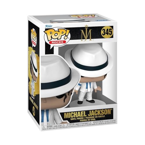 Funko Pop! Rocks: Michael Jackson - MJ - (lean) - Figura in Vinile da Collezione - Idea Regalo - Merchandising Ufficiale - Giocattoli per Bambini e Adulti - Music Fans - Figura per i Collezionisti