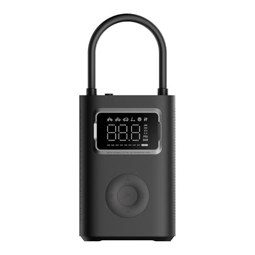  Xiaomi Portable Electric Air Compressor 2 Pro, Batteria 2500 mAh, 5 Modalità, 150 PSI, Spegnimento Automatico, Display Digitale & Luce LED, USB‑C – Ideale per Auto, Bici, Moto, Monopattino & Palloni