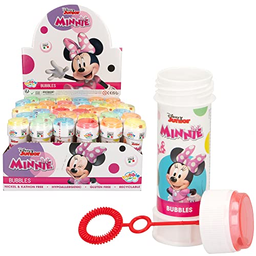 Dulcop- Bolle di Sapone Minnie Disney, Display con 36 Pezzi, Multicolore, 103.538000