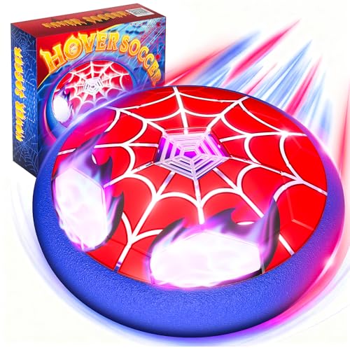 Pallone da Calcio con Occhi & Web Luminosi, Calcio Interno Spider Giochi Bambino Regalo Bambino 3-12 Anni, Spider Giocattolo Bambini Regalo Bimbo 4 5 6 7 8 9 10 Anni Maschio Natale Compleanno Regalos