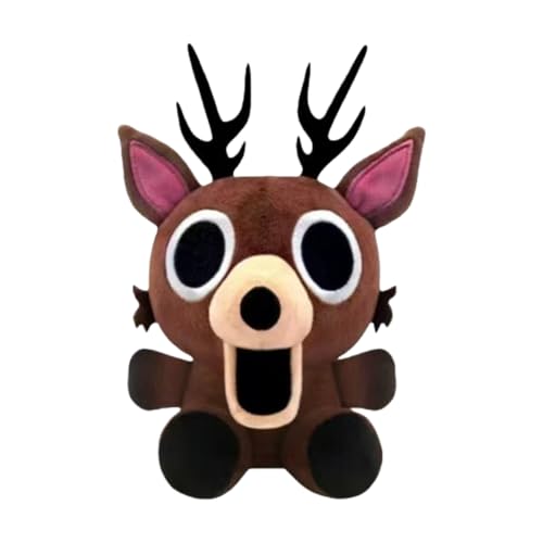 Generico Peluche 99 Notti nella Foresta, Cervo, Capra, Gufo, Peluche Animali Morbido per Bambini e Adulti, Regalo a Sorpresa per Natale e Compleanni (Cervo a)