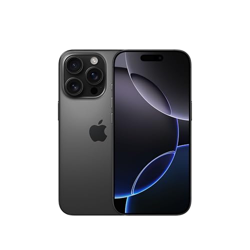 Apple iPhone 16 Pro 256 GB: Telefono 5G con Controllo fotocamera, Dolby Vision 4K a 120 fps e un’autonomia senza precedenti. Compatibile con AirPods; Titanio nero