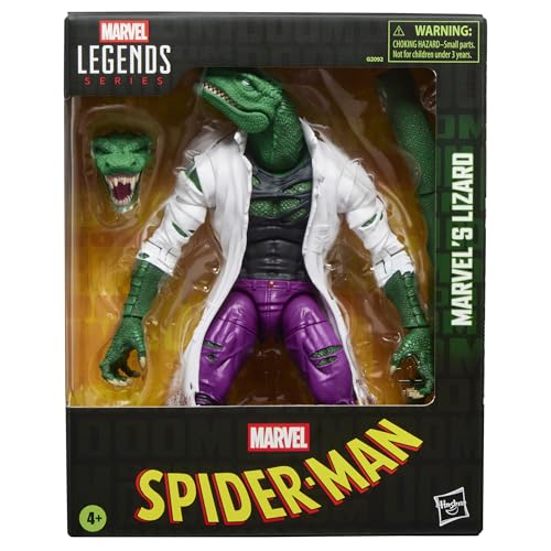 Hasbro Marvel Legends Series, Marvel's Lizard, Action Figure collezionabile Ispirata ai Fumetti Spider-Man, da 15 cm