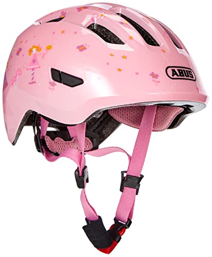 ABUS Casco per bambini Smiley 3.0 - casco da bici con calzata bassa, design a misura di bambino e spazio per il codino - per ragazze e ragazzi