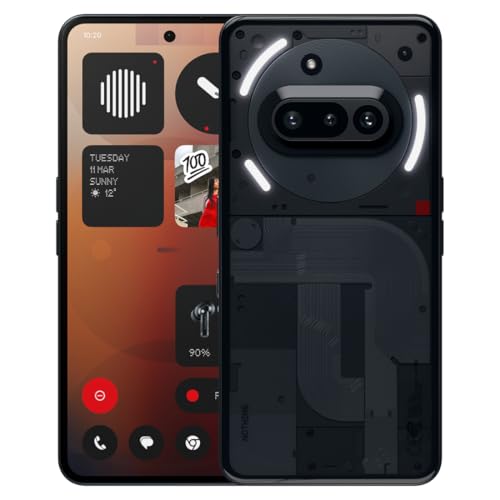 Nothing Phone (3a) 128 GB - smartphone con fotocamera anteriora da 32 MP, Ultra zoom 30x, ricarica rapida a 50W e 6.77