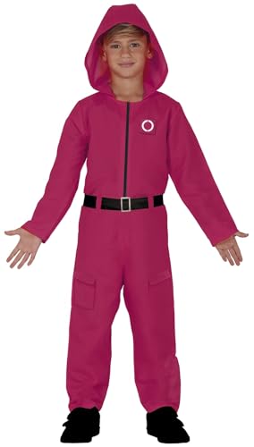 Fiestas Guirca Costume da Gamer Cappuccio Rosso per bambino Taglia 5-6 Anni