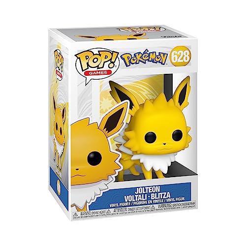 Funko POP! Games: Pokemon - Jolteon - Figura in Vinile da Collezione - Idea Regalo - Merchandising Ufficiale - Giocattoli per Bambini e Adulti - Anime Fans - Figura da Collezione e da Esposizione