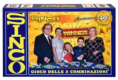Ravensburger - Sinco | Giochi Da Tavolo Adulti | Edizione Speciale 40° Anniversario | Giochi Di Societa | Da 4 A 10 Giocatori | Gioco Da Tavolo Adulti