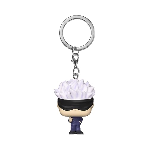 Funko Pop! Keychain: JJK - Satoru Gojo - Jujutsu Kaisen - Mini Figura in Vinile da Collezione Novità Portachiavi - Riempitivi per Calze - Idea Regalo - Merchandising Ufficiale - Anime Fans