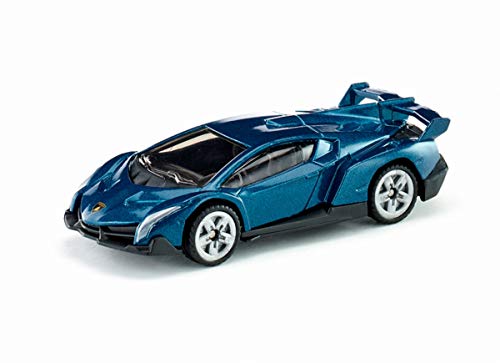 siku 1485, Lamborghini Veneno, Metallo e Plastica, Auto giocattolo per bambini, Blu scuro, Ruote in gomma