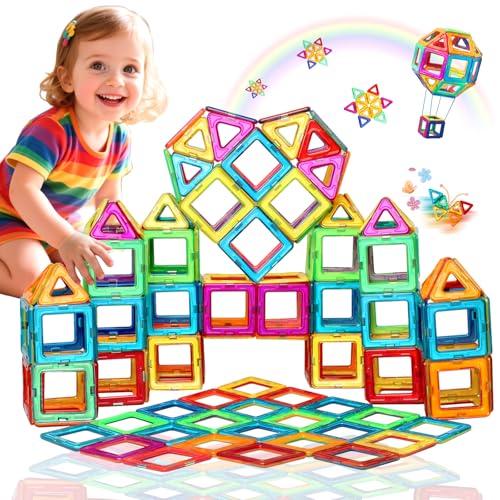 Costruzioni Magnetiche Per Bambini Bambina Bambino 3 Anni Magneti Giochi Bambina 3 4 5 6 Anni Gioco Magnetici Bambino Mattoncini Magnetici per Bambini Natale Compleanno Regalo Bambina 3 4 5 6 7 Anni