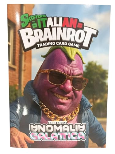 manuelkant Album Raccoglitore vuoto + Bustina per la raccolta di carte collezionabili Skifidol Italian Brainrot TCG