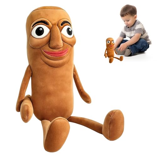 POP lina Peluche Tun-Tung-Sahur, 37cm Italian-Brainrot Giocattolo di Peluche, Tralalero T-ralala giochi, Decorazioni Plushie Toy Regalos per Bambini e Adulti